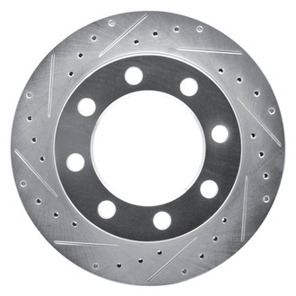 DFC® - Premium Drilled and Slotted Front Driver Side Brake Rotor