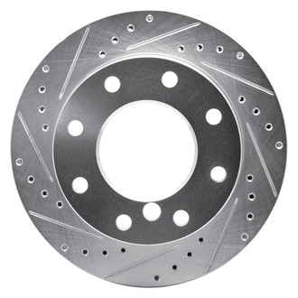 DFC® - Premium Drilled and Slotted Front Driver Side Brake Rotor