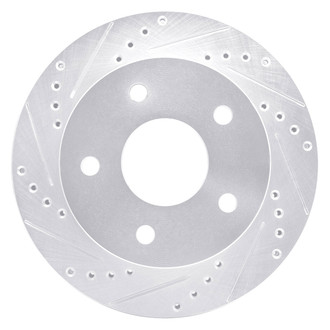DFC® - Premium Drilled and Slotted Front Driver Side Brake Rotor