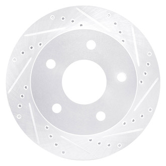 DFC® - Premium Drilled and Slotted Front Passenger Side Brake Rotor