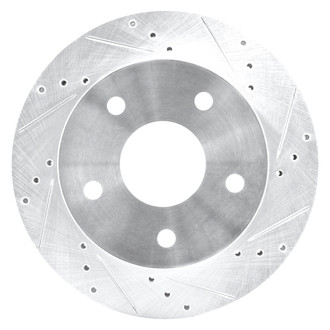 DFC® - Premium Drilled and Slotted Front Passenger Side Brake Rotor