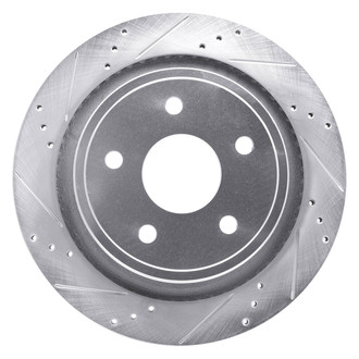 DFC® - Premium Drilled and Slotted Rear Driver Side Brake Rotor