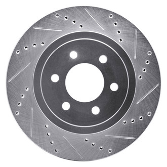DFC® - Premium Drilled and Slotted Front Passenger Side Brake Rotor