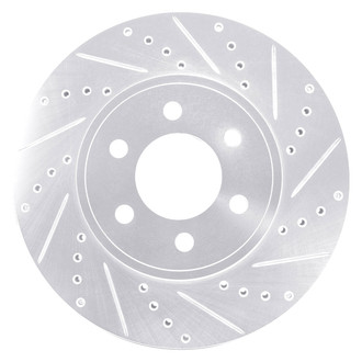 DFC® - Premium Drilled and Slotted Front Passenger Side Brake Rotor