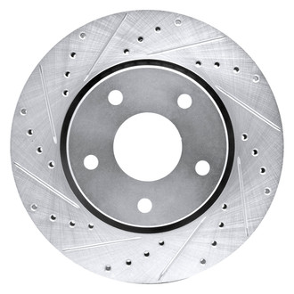 DFC® - Premium Drilled and Slotted Front Driver Side Brake Rotor