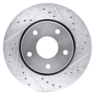DFC® - Premium Drilled and Slotted Front Passenger Side Brake Rotor