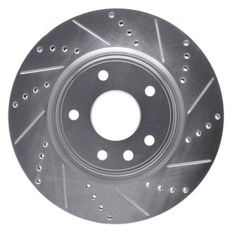 DFC® - Premium Drilled and Slotted Front Passenger Side Brake Rotor