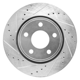 DFC® - Premium Drilled and Slotted Front Driver Side Brake Rotor