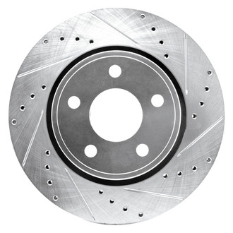 DFC® - Premium Drilled and Slotted Front Passenger Side Brake Rotor