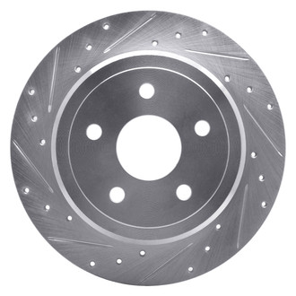 DFC® - Premium Drilled and Slotted Rear Driver Side Brake Rotor