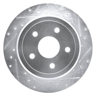 DFC® - Premium Drilled and Slotted Rear Passenger Side Brake Rotor