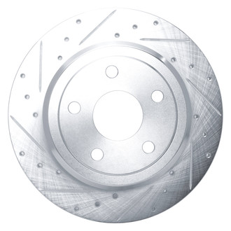 DFC® - Premium Drilled and Slotted Rear Driver Side Brake Rotor
