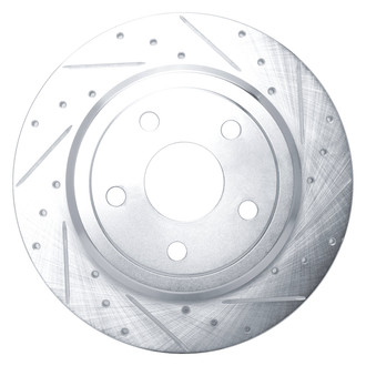 DFC® - Premium Drilled and Slotted Rear Passenger Side Brake Rotor
