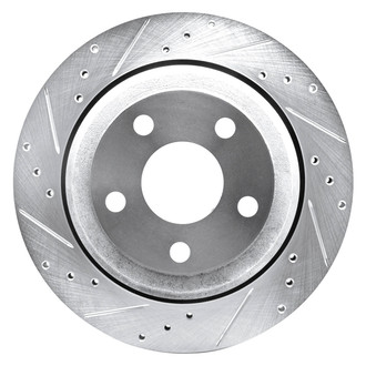 DFC® - Premium Drilled and Slotted Rear Driver Side Brake Rotor