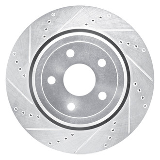 DFC® - Premium Drilled and Slotted Rear Driver Side Brake Rotor