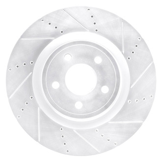 DFC® - Premium Drilled and Slotted Front Passenger Side Brake Rotor