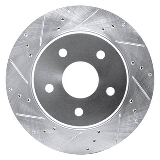 DFC® - Premium Drilled and Slotted Front Driver Side Brake Rotor