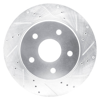 DFC® - Premium Drilled and Slotted Front Passenger Side Brake Rotor