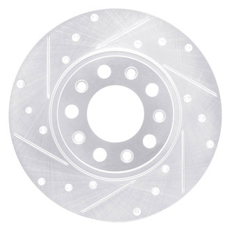 DFC® - Premium Drilled and Slotted Rear Driver Side Brake Rotor