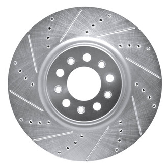 DFC® - Premium Drilled and Slotted Front Driver Side Brake Rotor