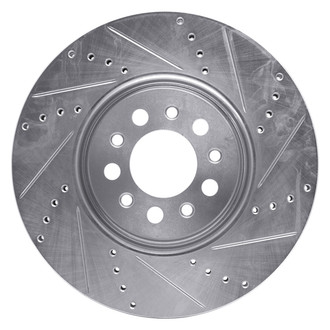 DFC® - Premium Drilled and Slotted Front Passenger Side Brake Rotor