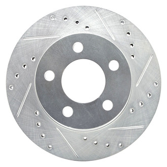 DFC® - Premium Drilled and Slotted Front Passenger Side Brake Rotor