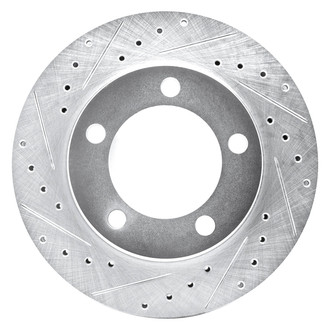 DFC® - Premium Drilled and Slotted Front Driver Side Brake Rotor