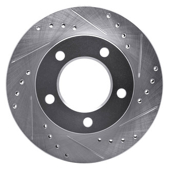 DFC® - Premium Drilled and Slotted Front Passenger Side Brake Rotor
