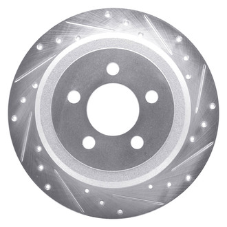 DFC® - Premium Drilled and Slotted Rear Driver Side Brake Rotor
