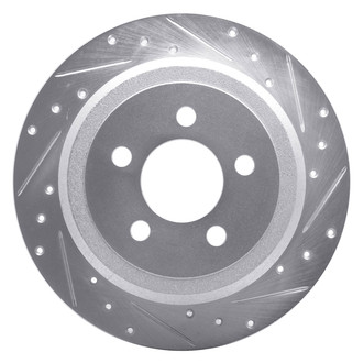 DFC® - Premium Drilled and Slotted Rear Passenger Side Brake Rotor