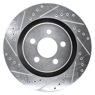 DFC® - Premium Drilled and Slotted Front Driver Side Brake Rotor