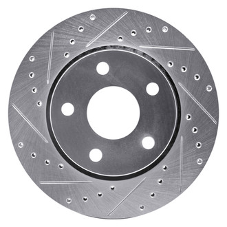 DFC® - Premium Drilled and Slotted Front Driver Side Brake Rotor