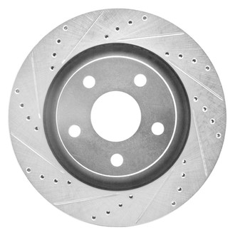 DFC® - Premium Drilled and Slotted Front Driver Side Brake Rotor
