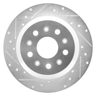 DFC® - Premium Drilled and Slotted Rear Driver Side Brake Rotor