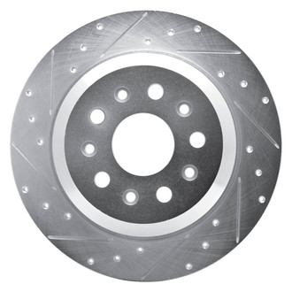 DFC® - Premium Drilled and Slotted Rear Driver Side Brake Rotor