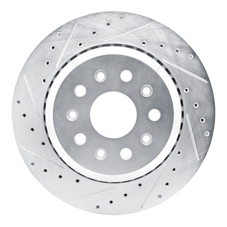DFC® - Premium Drilled and Slotted Rear Driver Side Brake Rotor