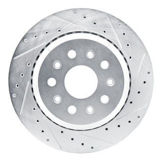 DFC® - Premium Drilled and Slotted Rear Passenger Side Brake Rotor