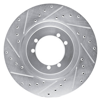 DFC® - Premium Drilled and Slotted Front Driver Side Brake Rotor