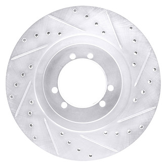 DFC® - Premium Drilled and Slotted Front Passenger Side Brake Rotor