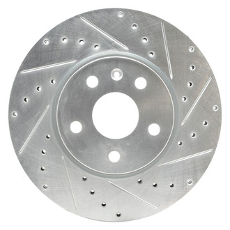 DFC® - Premium Drilled and Slotted Front Passenger Side Brake Rotor