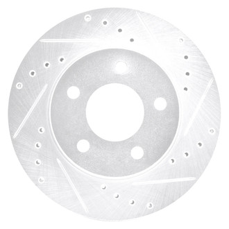 DFC® - Premium Drilled and Slotted Front Passenger Side Brake Rotor