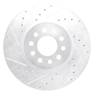 DFC® - Premium Drilled and Slotted Front Driver Side Brake Rotor