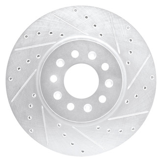 DFC® - Premium Drilled and Slotted Front Passenger Side Brake Rotor