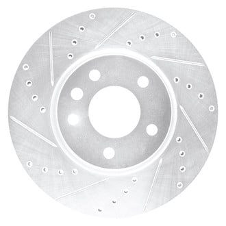 DFC® - Premium Drilled and Slotted Front Driver Side Brake Rotor