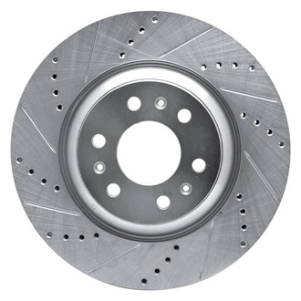 DFC® - Premium Drilled and Slotted Front Driver Side Brake Rotor