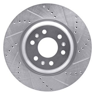 DFC® - Premium Drilled and Slotted Front Passenger Side Brake Rotor