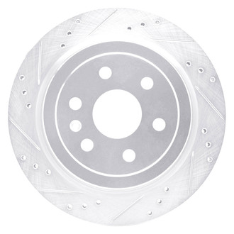 DFC® - Premium Drilled and Slotted Rear Driver Side Brake Rotor