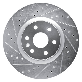 DFC® - Premium Drilled and Slotted Front Driver Side Brake Rotor