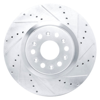 DFC® - Premium Drilled and Slotted Front Passenger Side Brake Rotor