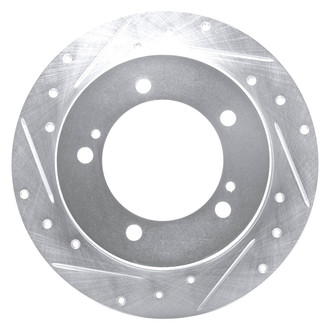 DFC® - Premium Drilled and Slotted Front Passenger Side Brake Rotor